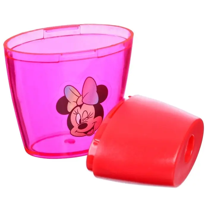 Точилка пластиковая, красная, «Минни Маус» Точилка пластиковая, красная, «Минни Маус»