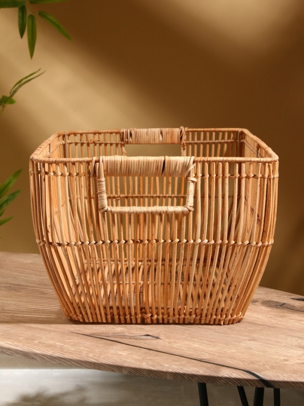 Корзина для белья, 51х38х25 см, ротанг