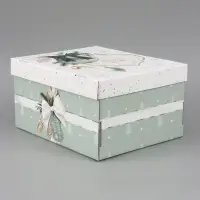 Коробка подарочная, складная 31.2&times;25.6&times;16.1 см &laquo;Новогодняя классика&raquo;