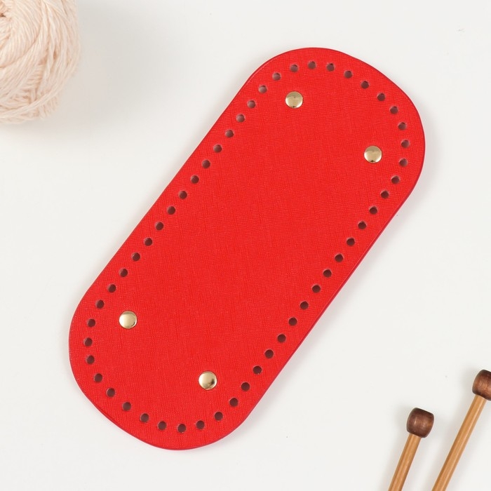 Основа для вязаных изделий кожзам Основа для вязаных изделий кожзам "Вытянутая" МИКС 10х22 см