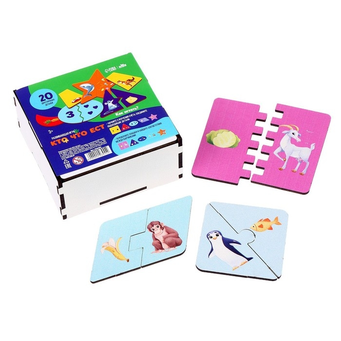 Развивающая игра «Кто что ест?» Развивающая игра «Кто что ест?»