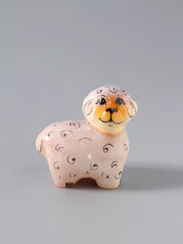 Фигурка &laquo;Овца&raquo;, 4.5&times;4 см, селенит, МИКС