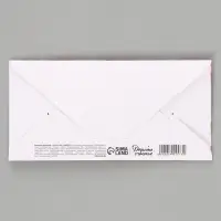 Конверт для денег &laquo;Цветочная композиция&raquo;, глиттер, 16.5&times;8 см