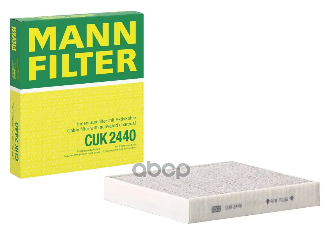 фильтр салона [угольный] MANN-FILTER арт. CUK2440
