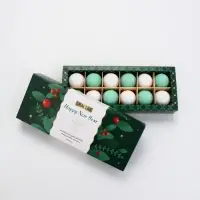 Бомбочки для ванны Happy New Year, аромат рождественская ель, набор 12 шт х 20 г, URAL LAB