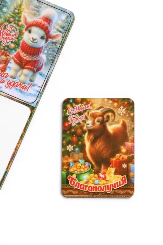 Магниты на холодильник, набор 6 шт., 4.5&times;6 см