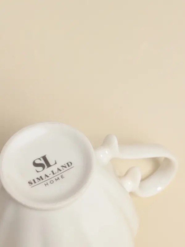 Молочник SL Home &laquo;Аманде&raquo;, 350 мл, 14&times;8.7&times;12.5 см, фарфор, белый