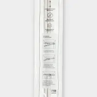 Карниз для ванной комнаты "Блеск" 116-220 см нержавеющая сталь, цвет хром