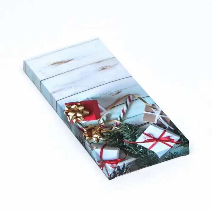 Коробка для шоколада без окна «Елка с игрушками», 17.1×8×1.4 см Коробка для шоколада без окна «Елка с игрушками», 17.1×8×1.4 см