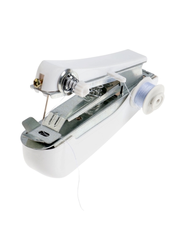 Швейная машинка LSH-09, механическая, портативная, белая Швейная машинка LSH-09, механическая, портативная, белая