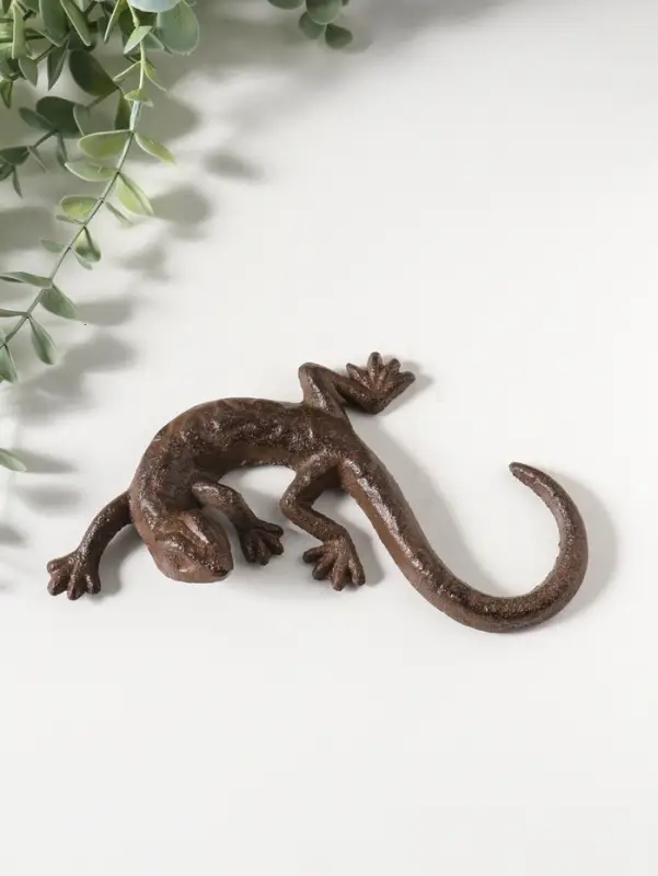 Сувенир чугун "Ящерица" 18,7х10,2х3 см