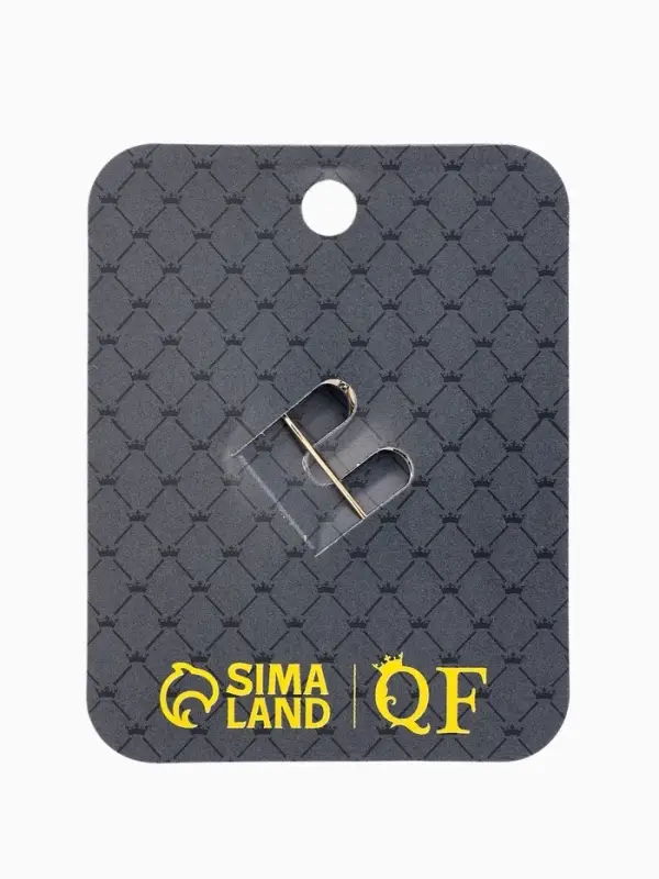 Брошь перламутровый "Котёнок", цвет белый в золоте