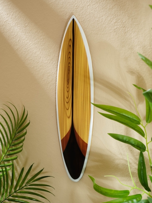 Панно "Доска для сёрфа" дерево 40х11 см