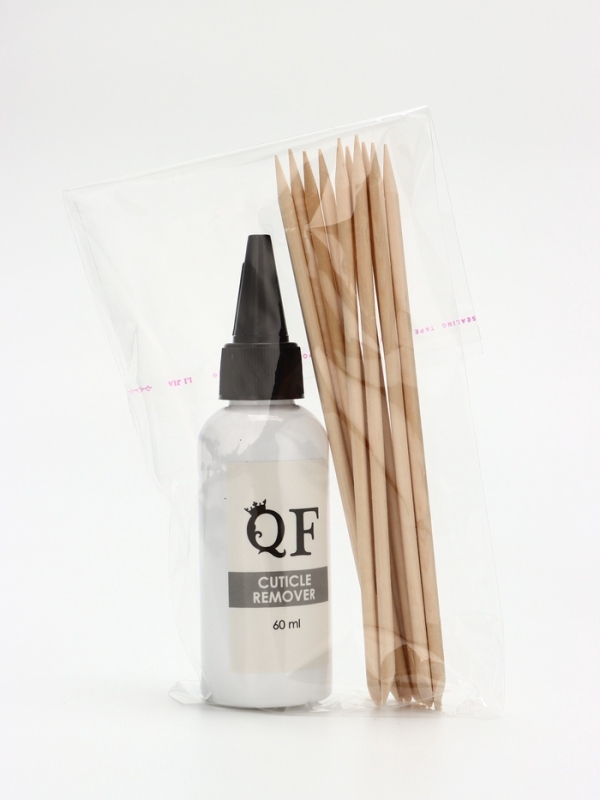 Набор для удаления кутикулы, ремувер, апельсиновые палочки Набор для удаления кутикулы, ремувер, апельсиновые палочки
