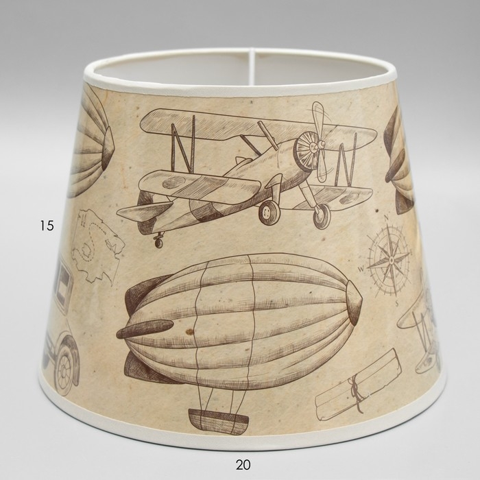 Абажур Абажур "Ретро" Е14 бежевый 20х20х15 см