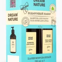 Подарочный набор женский DREAM NATURE Silvia: шампунь и гель-крем для душа по 330 мл