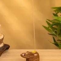 Подставка под благовония "Слоник" 6,5х10х4,5 см, дерево шишам