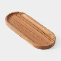 Блюдо, 27&times;11&times;2 см, тиковое дерево
