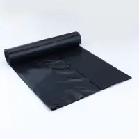 Мешки для мусора 100 л, 50 мкм, ПВД, в рулоне, 10 шт., чёрные