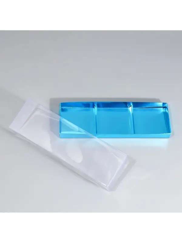 Коробка кондитерская для муссовых пирожных «Голубая», 27 х 8.6 х 6.5 см Коробка кондитерская для муссовых пирожных «Голубая», 27 х 8.6 х 6.5 см