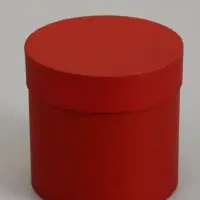 Набор подарочных шляпных коробок 4 в 1 &laquo;Вишневый&raquo;, 18&times;18 ‒14&times;14 &plusmn;2 см