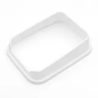 Туалет для кошек &laquo;Сима Люкс&raquo;, 30&times;39&times;19 см, с сеткой, с бортом, пластик, серый