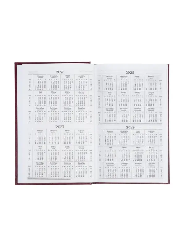 Ежедневник датир 2026г А5 168л, б/вин, коричневый Ежедневник датир 2026г А5 168л, б/вин, коричневый