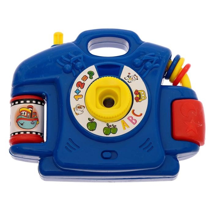 Фотоаппарат «Детское счастье», с картинками животных, световые эффекты, МИКС Фотоаппарат «Детское счастье», с картинками животных, световые эффекты, МИКС