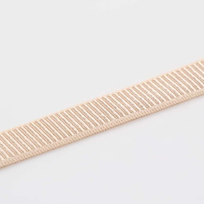Резинка бельевая, в рубчик, 10 мм, 10 ± 1 м, цвет бежевый Резинка бельевая, в рубчик, 10 мм, 10 ± 1 м, цвет бежевый