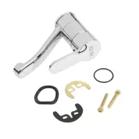 Смеситель для кухни ZEIN Z50152, однорычажный, картридж 35 мм, излив 15 см, без подводки, хром