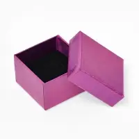Коробочка подарочная под кольцо, серьги &laquo;Голография&raquo;, 5&times;5 см, (полезная часть 4.5&times;4.5 см), МИКС