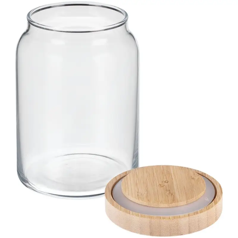 Банка с бамбуковой крышкой Woody M Банка с бамбуковой крышкой Woody M