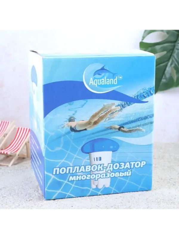 Поплавок - дозатор Aqualand, многоразовый