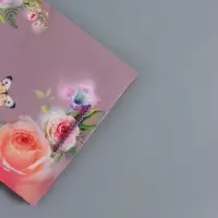 Пакет подарочный ламинированный, "Танец бабочки" 18 х 22,3 х 10 см