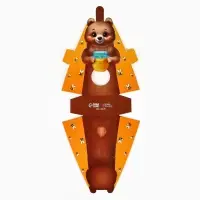 Коробка складная с окном «Сладкоежка», 6 х 12 х 3.5 см