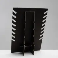 Подставка под кулоны, цепи QF, 19&times;9.5&times;28 см, чёрная