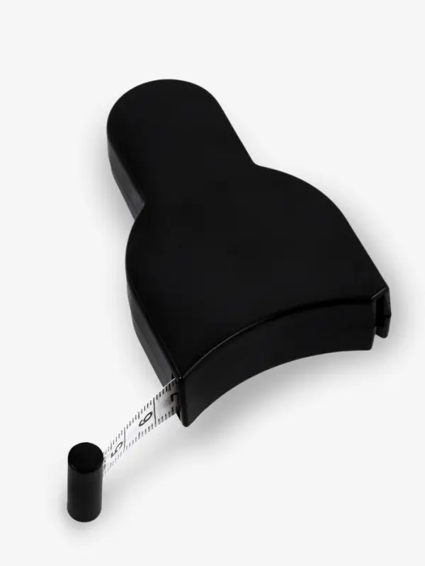 Рулетка для измерения объёмов тела портновская, 150 см (снаружи дюймы, внутри см), чёрная