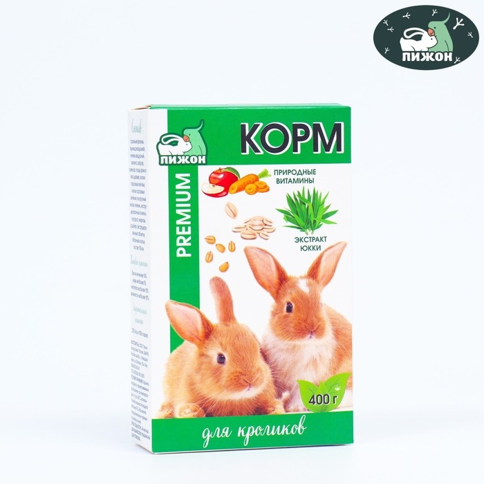 Корм Корм "Пижон Премиум" для кроликов, 400 г