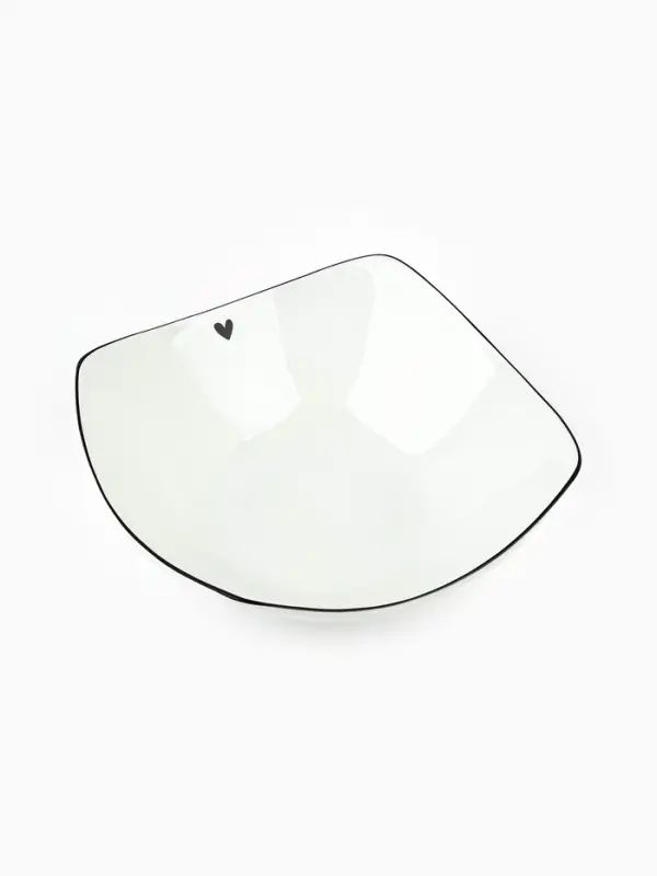 Тарелка суповая керамическая &laquo;С любовью&raquo;, 17.5&times;17.5&times;5.5 см, 500 мл, ручная работа