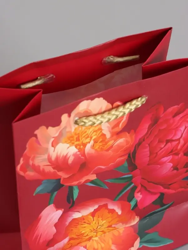 Пакет подарочный "Яркий акцент" ламинированый 11,5 х 14,5 х 6,5 см