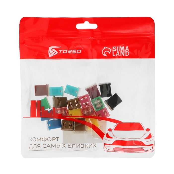 Предохранитель картриджного типа, 20А - 120А, набор 20 шт