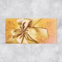 Конверт для денег «Золотой бант»,16.5 × 8 см