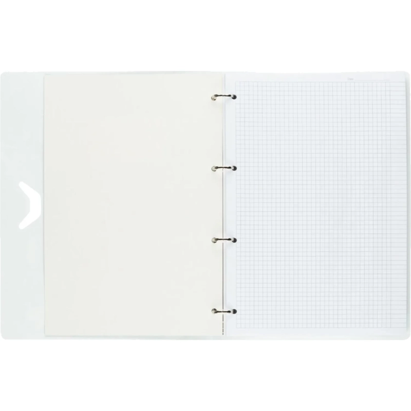 Бизнес-тетрадь А4,120л кольц/смен.бл,кл.Attache Selection Fluid Бирюзовый