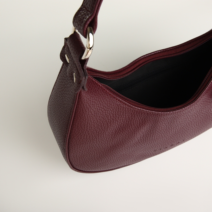 Сумка женская на молнии, цвет бордовый Сумка женская на молнии, цвет бордовый