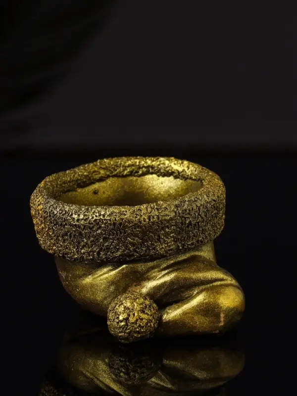 Подсвечник  Подсвечник "Колпак" 9х7х5 см, золото