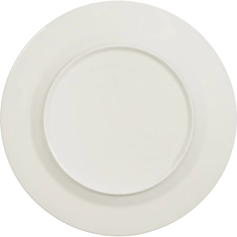Тарелка Makalu, D267мм, фарфор, белая 6шт/уп