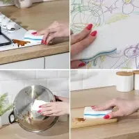 Губка меламиновая для удаления пятен, с поролоновым слоем, 10×6×2.5 см, МИКС