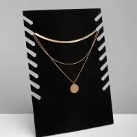 Подставка под кулоны, цепи QF, 19&times;9.5&times;28 см, чёрная