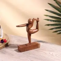 Фигурка &laquo;Гимнастка&raquo;, 14&times;5&times;20 см, дерево суар