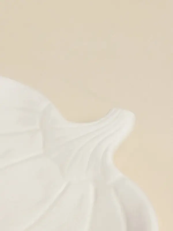 Тарелка SL Home &laquo;Осенний бриз&raquo;, 20.3&times;20&times;3.5 см, доломит, белая